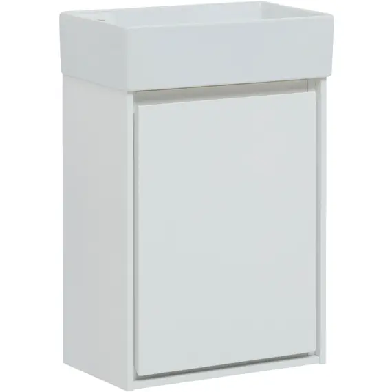 ТУМБА ПОД РАКОВИНУ AQUANET МИЛАН 45 БЕЛЫЙ ГЛЯНЕЦ