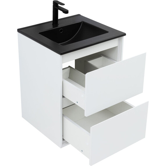 ТУМБА ПОД РАКОВИНУ AQUANET МИЛАН 50 БЕЛЫЙ ГЛЯНЕЦ