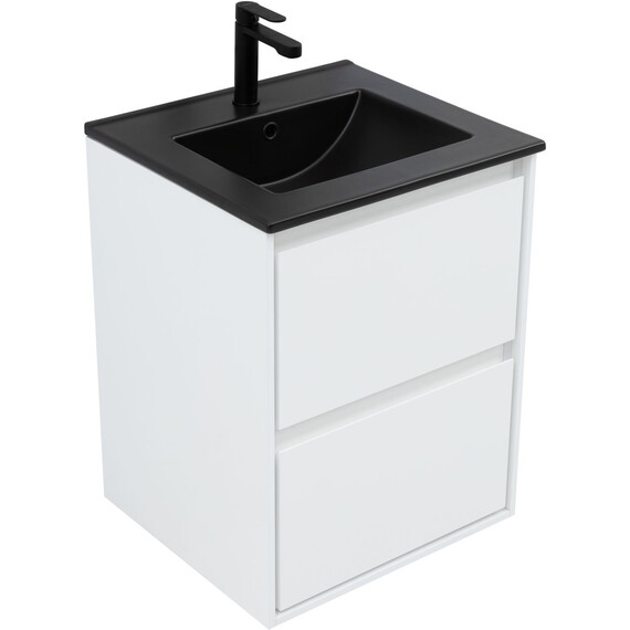 ТУМБА ПОД РАКОВИНУ AQUANET МИЛАН 50 БЕЛЫЙ ГЛЯНЕЦ