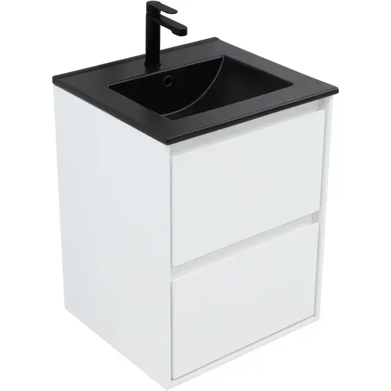 ТУМБА ПОД РАКОВИНУ AQUANET МИЛАН 50 БЕЛЫЙ ГЛЯНЕЦ