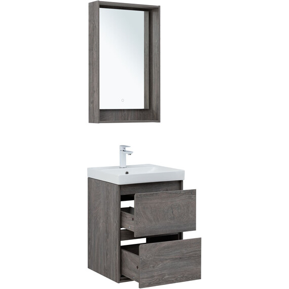 ТУМБА ПОД РАКОВИНУ AQUANET МИЛАН 50 ДУБ РОШЕЛЬЕ