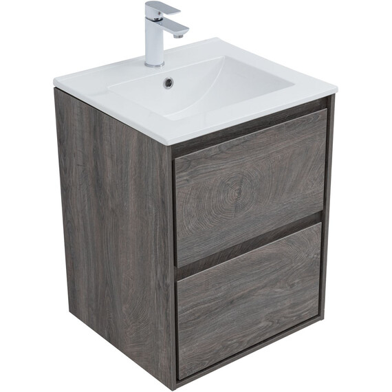 ТУМБА ПОД РАКОВИНУ AQUANET МИЛАН 50 ДУБ РОШЕЛЬЕ