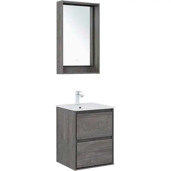 ТУМБА ПОД РАКОВИНУ AQUANET МИЛАН 50 ДУБ РОШЕЛЬЕ