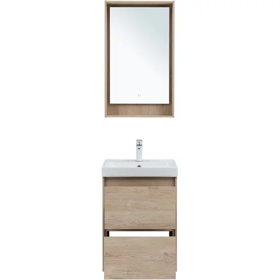 ТУМБА ПОД РАКОВИНУ AQUANET МИЛАН 50 ДУБ СВЕТЛЫЙ