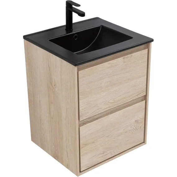 ТУМБА ПОД РАКОВИНУ AQUANET МИЛАН 50 ДУБ СВЕТЛЫЙ