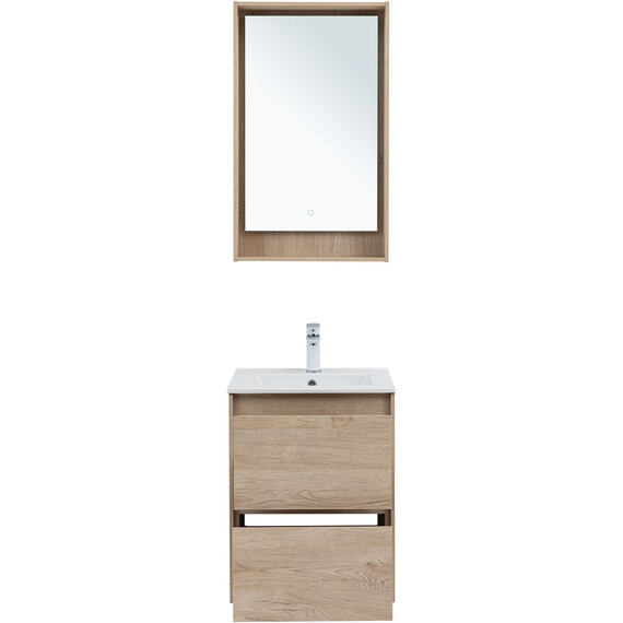 ТУМБА ПОД РАКОВИНУ AQUANET МИЛАН 50 ДУБ СВЕТЛЫЙ