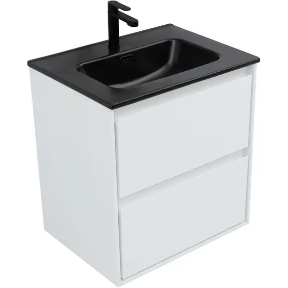 ТУМБА ПОД РАКОВИНУ AQUANET МИЛАН 60 БЕЛЫЙ ГЛЯНЕЦ