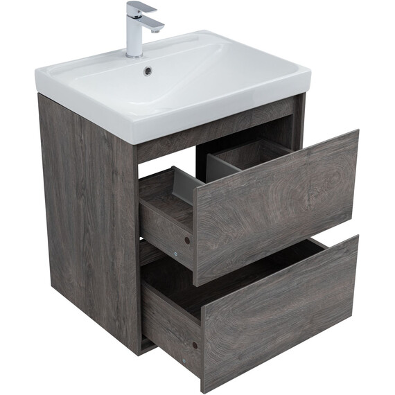 ТУМБА ПОД РАКОВИНУ AQUANET МИЛАН 60 ДУБ РОШЕЛЬЕ