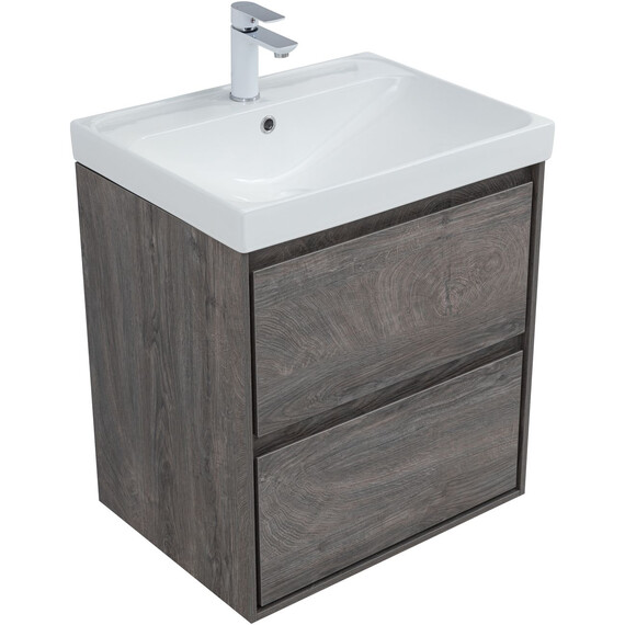 ТУМБА ПОД РАКОВИНУ AQUANET МИЛАН 60 ДУБ РОШЕЛЬЕ