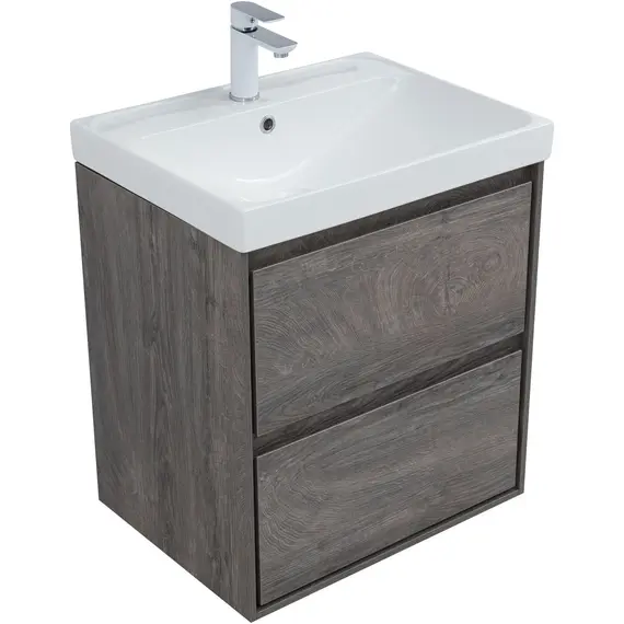 ТУМБА ПОД РАКОВИНУ AQUANET МИЛАН 60 ДУБ РОШЕЛЬЕ