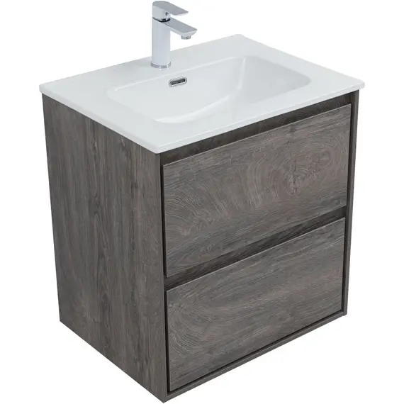 ТУМБА ПОД РАКОВИНУ AQUANET МИЛАН 60 ДУБ РОШЕЛЬЕ