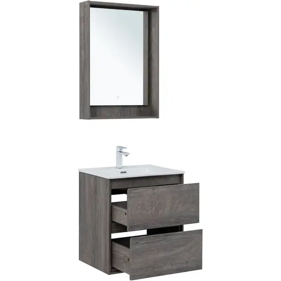 ТУМБА ПОД РАКОВИНУ AQUANET МИЛАН 60 ДУБ РОШЕЛЬЕ