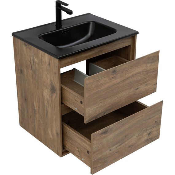 ТУМБА ПОД РАКОВИНУ AQUANET МИЛАН 60 ДУБ РУСТИКАЛЬНЫЙ