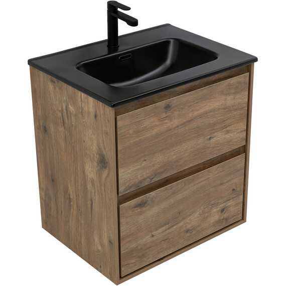 ТУМБА ПОД РАКОВИНУ AQUANET МИЛАН 60 ДУБ РУСТИКАЛЬНЫЙ