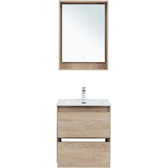 ТУМБА ПОД РАКОВИНУ AQUANET МИЛАН 60 ДУБ СВЕТЛЫЙ