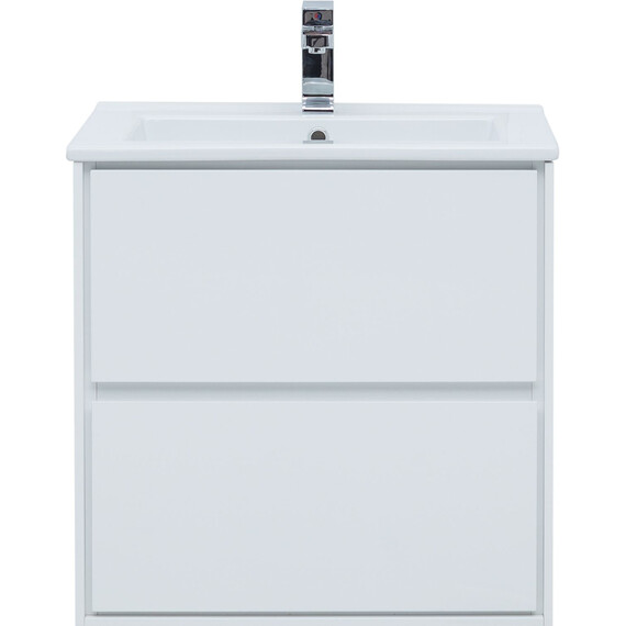 ТУМБА ПОД РАКОВИНУ AQUANET МИЛАН 65 БЕЛЫЙ ГЛЯНЕЦ