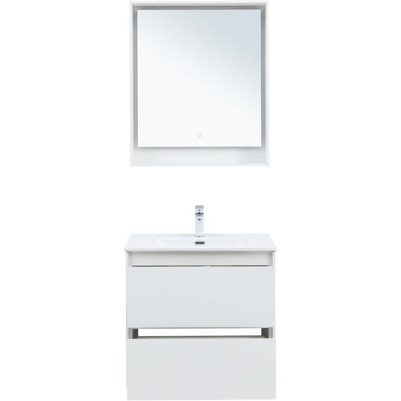 ТУМБА ПОД РАКОВИНУ AQUANET МИЛАН 70 БЕЛЫЙ ГЛЯНЕЦ