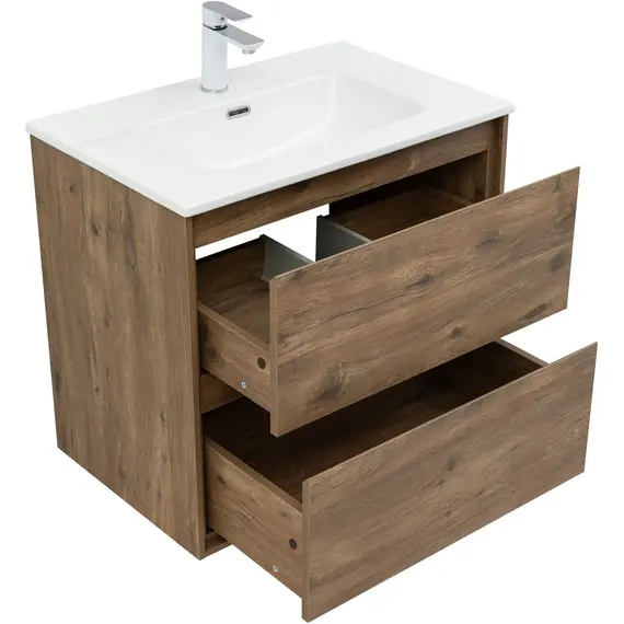 ТУМБА ПОД РАКОВИНУ AQUANET МИЛАН 70 ДУБ РУСТИКАЛЬНЫЙ