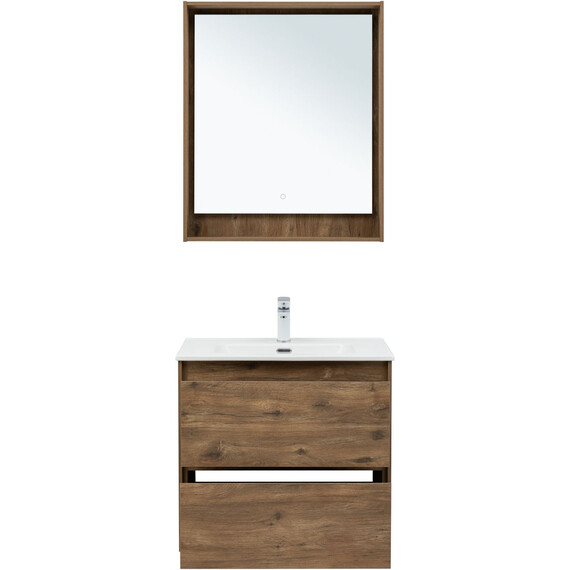 ТУМБА ПОД РАКОВИНУ AQUANET МИЛАН 70 ДУБ РУСТИКАЛЬНЫЙ