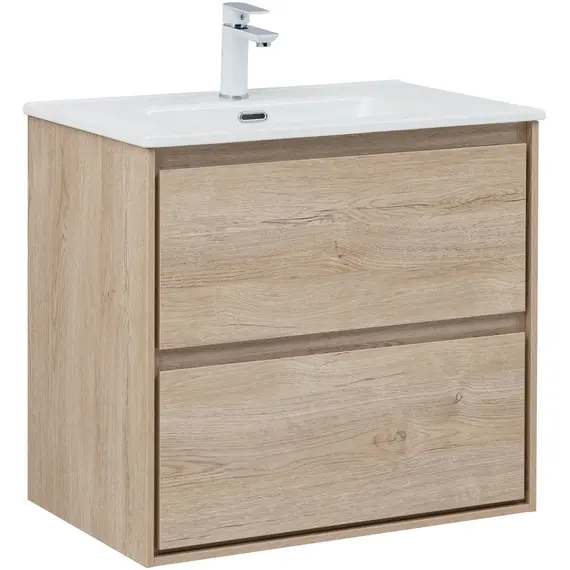 ТУМБА ПОД РАКОВИНУ AQUANET МИЛАН 70 ДУБ СВЕТЛЫЙ