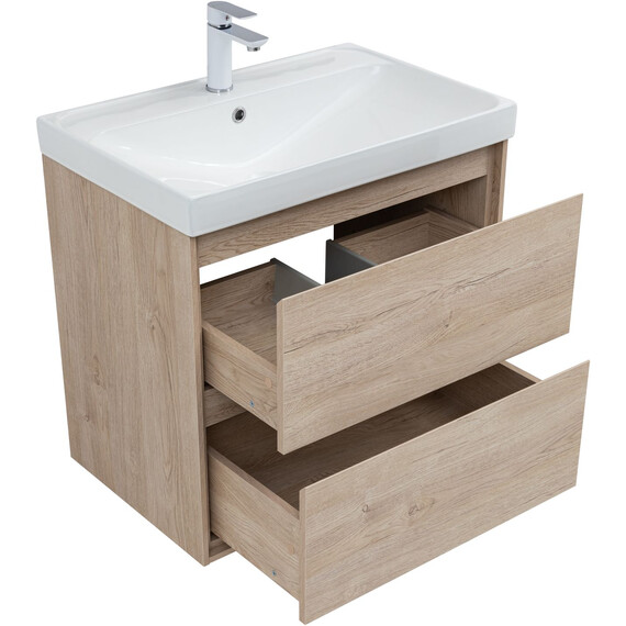 ТУМБА ПОД РАКОВИНУ AQUANET МИЛАН 70 ДУБ СВЕТЛЫЙ