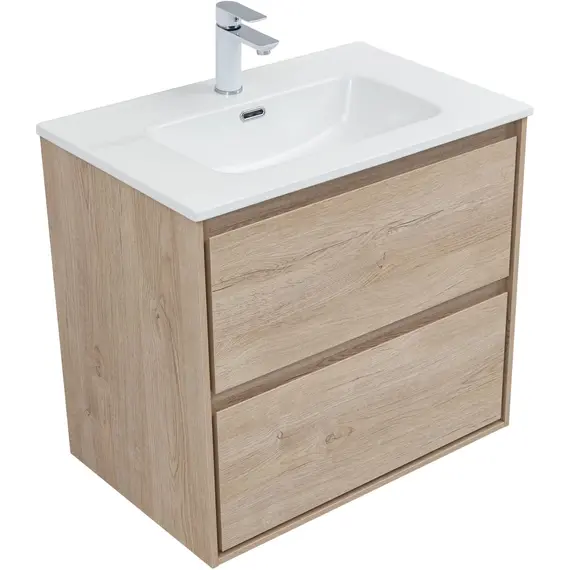 ТУМБА ПОД РАКОВИНУ AQUANET МИЛАН 70 ДУБ СВЕТЛЫЙ