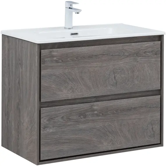 ТУМБА ПОД РАКОВИНУ AQUANET МИЛАН 80 ДУБ РОШЕЛЬЕ