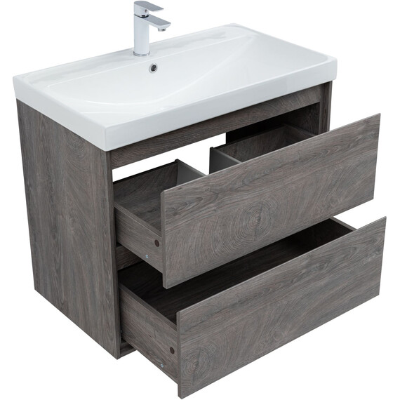 ТУМБА ПОД РАКОВИНУ AQUANET МИЛАН 80 ДУБ РОШЕЛЬЕ