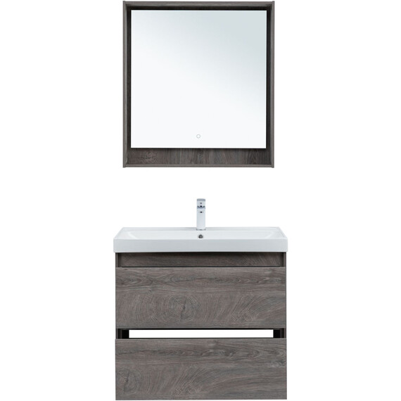 ТУМБА ПОД РАКОВИНУ AQUANET МИЛАН 80 ДУБ РОШЕЛЬЕ