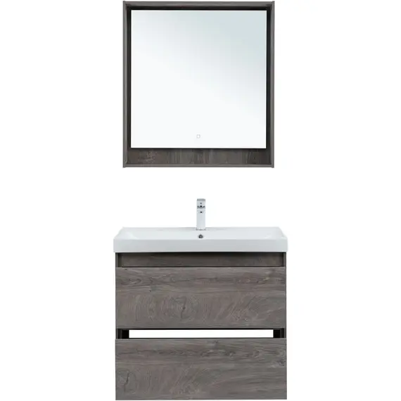 ТУМБА ПОД РАКОВИНУ AQUANET МИЛАН 80 ДУБ РОШЕЛЬЕ