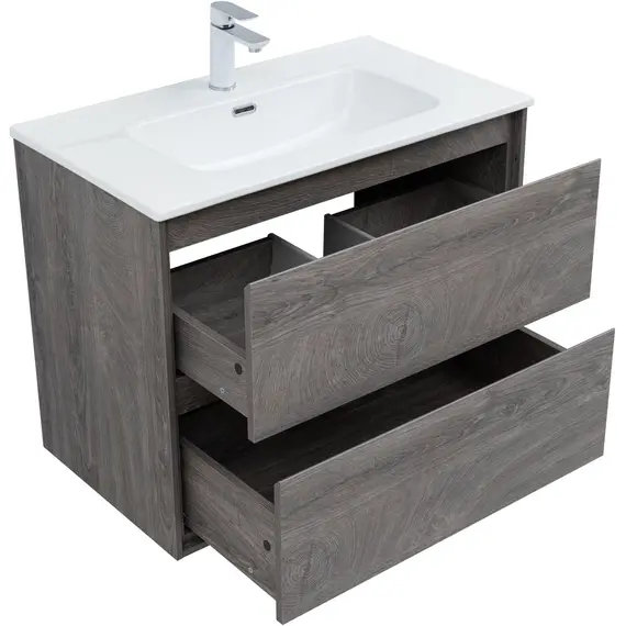 ТУМБА ПОД РАКОВИНУ AQUANET МИЛАН 80 ДУБ РОШЕЛЬЕ