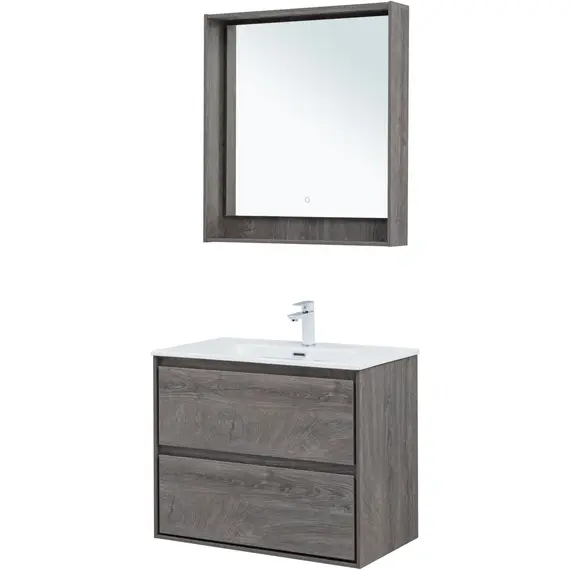 ТУМБА ПОД РАКОВИНУ AQUANET МИЛАН 80 ДУБ РОШЕЛЬЕ