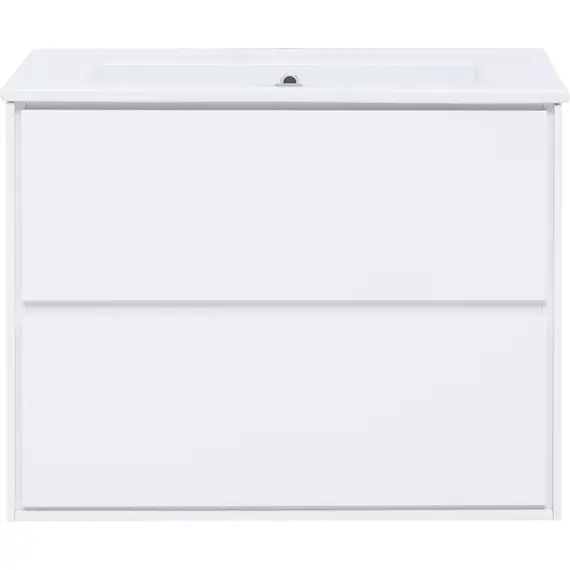 ТУМБА ПОД РАКОВИНУ AQUANET МИЛАН 85 БЕЛЫЙ ГЛЯНЕЦ