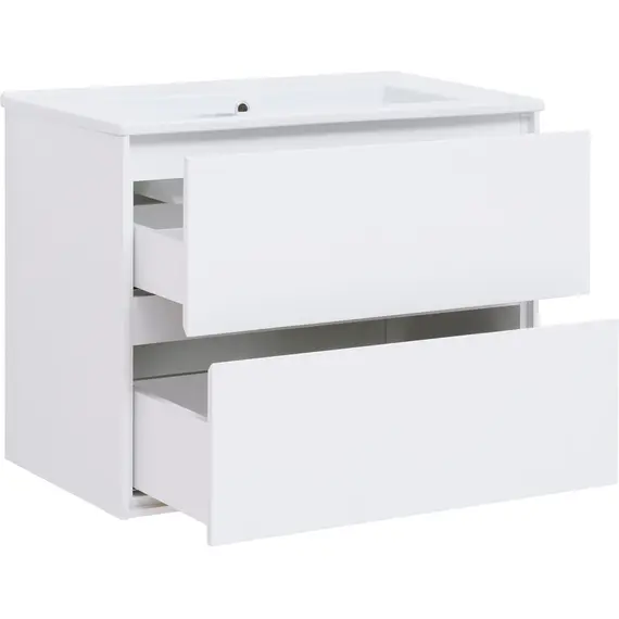 ТУМБА ПОД РАКОВИНУ AQUANET МИЛАН 85 БЕЛЫЙ ГЛЯНЕЦ