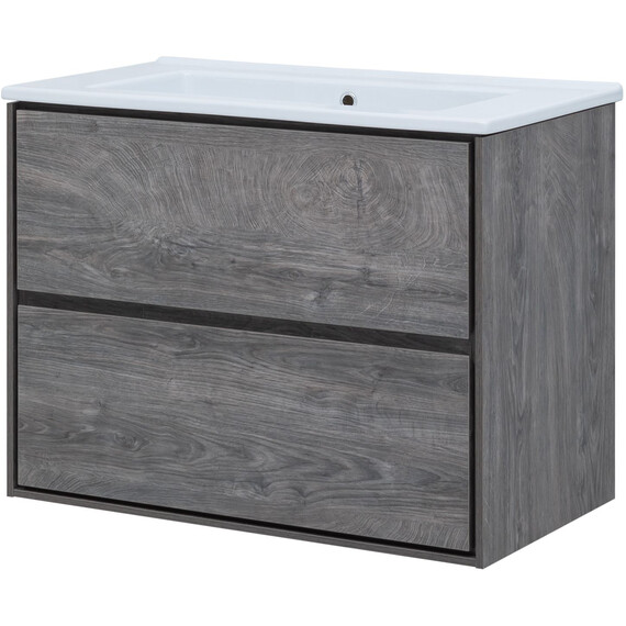 ТУМБА ПОД РАКОВИНУ AQUANET МИЛАН 85 ДУБ РОШЕЛЬЕ