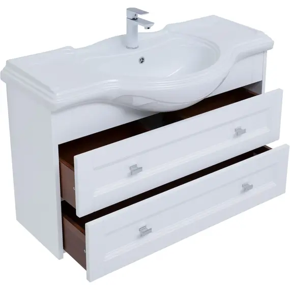 ТУМБА ПОД РАКОВИНУ AQUANET МОНТЕ 85 БЕЛЫЙ МАТОВЫЙ