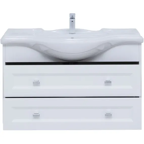 ТУМБА ПОД РАКОВИНУ AQUANET МОНТЕ 85 БЕЛЫЙ МАТОВЫЙ