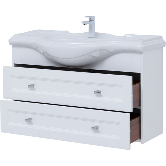 ТУМБА ПОД РАКОВИНУ AQUANET МОНТЕ 85 БЕЛЫЙ МАТОВЫЙ