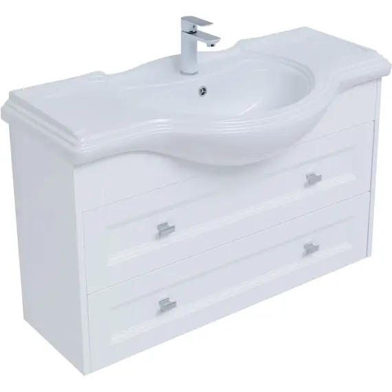 ТУМБА ПОД РАКОВИНУ AQUANET МОНТЕ 85 БЕЛЫЙ МАТОВЫЙ