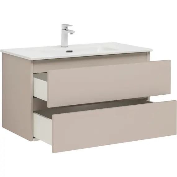 ТУМБА ПОД РАКОВИНУ AQUANET ВЕГА 2.0 90 БЕЖЕВЫЙ