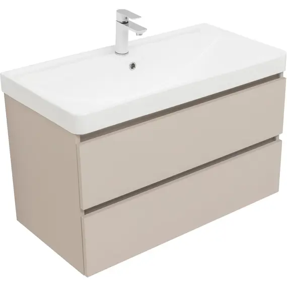 ТУМБА ПОД РАКОВИНУ AQUANET ВЕГА 2.0 90 БЕЖЕВЫЙ