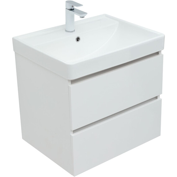 ТУМБА ПОД РАКОВИНУ AQUANET ВЕГА 60 (2 ЯЩИКА)