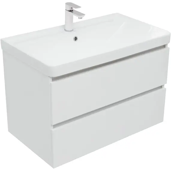 ТУМБА ПОД РАКОВИНУ AQUANET ВЕГА 80 (2 ЯЩИКА)