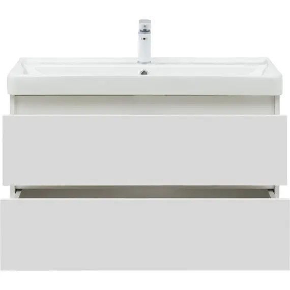 ТУМБА ПОД РАКОВИНУ AQUANET ВЕГА 90 БЕЛЫЙ ГЛЯНЕЦ