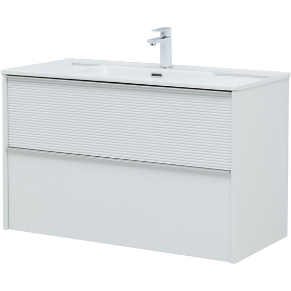 ТУМБА ПОД РАКОВИНУ AQUANET ВИТА 100 БЕЛЫЙ МАТОВЫЙ