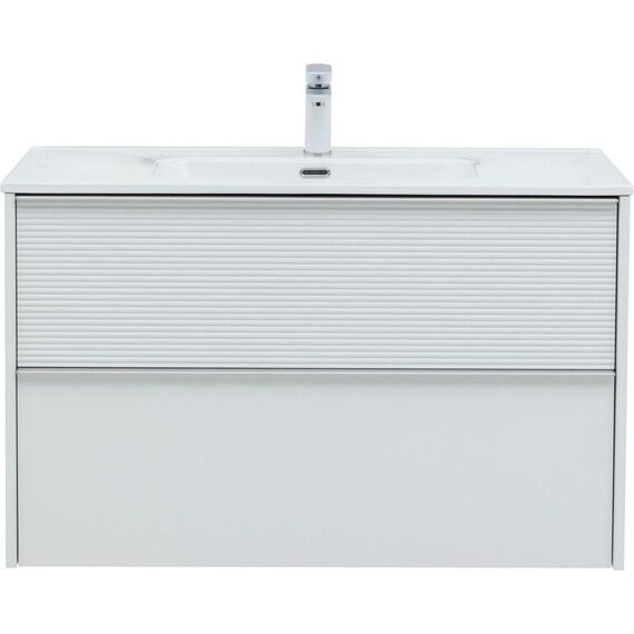 ТУМБА ПОД РАКОВИНУ AQUANET ВИТА 100 БЕЛЫЙ МАТОВЫЙ