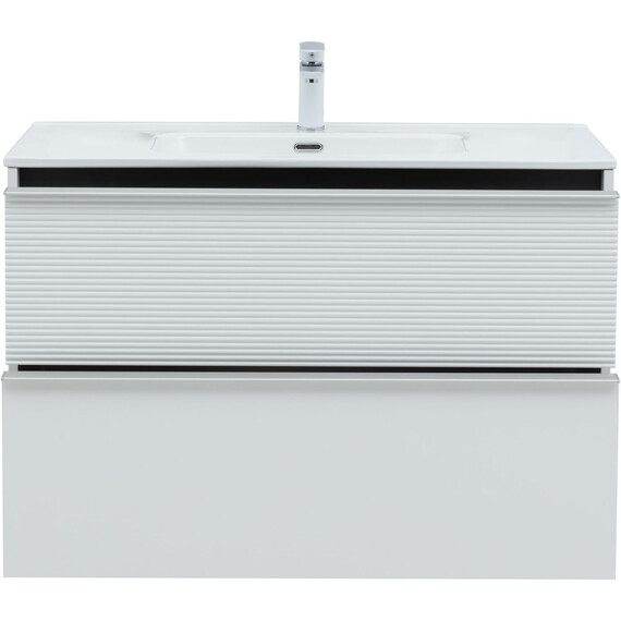 ТУМБА ПОД РАКОВИНУ AQUANET ВИТА 100 БЕЛЫЙ МАТОВЫЙ