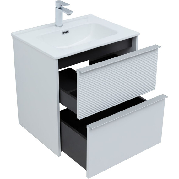 ТУМБА ПОД РАКОВИНУ AQUANET ВИТА 60 БЕЛЫЙ МАТОВЫЙ