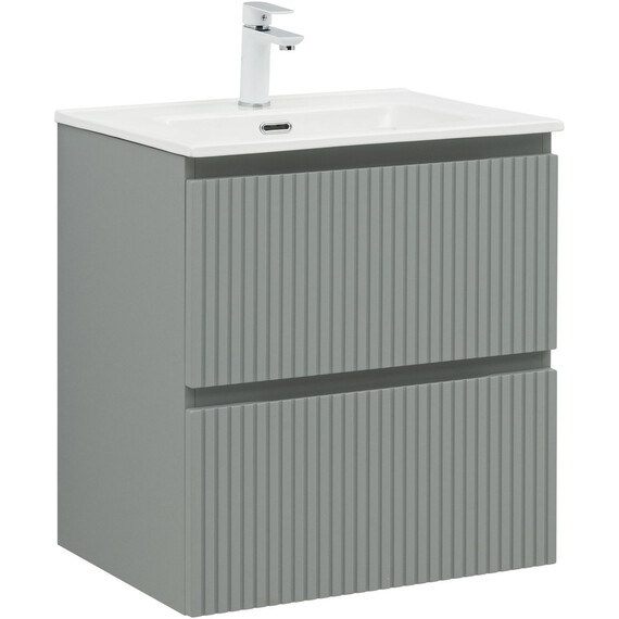 ТУМБА ПОД РАКОВИНУ AQUANET ДЖЕЙН (FLAT) 60 МИСТИ ГРИН