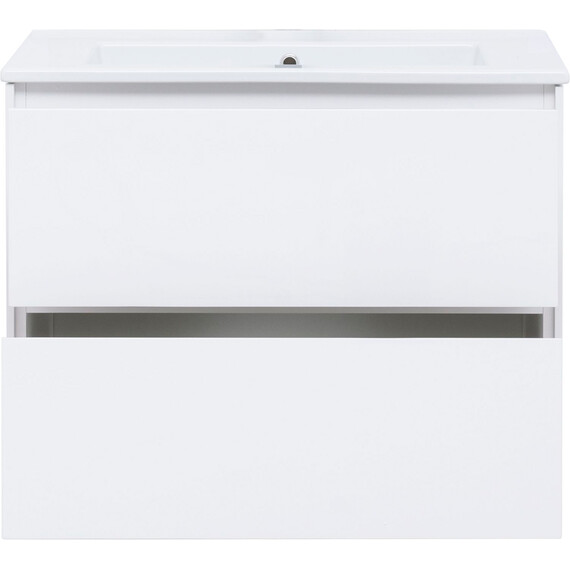 ТУМБА ПОД РАКОВИНУ AQUANET МИЛАН 85 БЕЛЫЙ ГЛЯНЕЦ